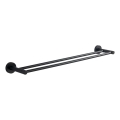 Aqualine - Appendiabiti da parete SAMBA 12x64,5 cm nero