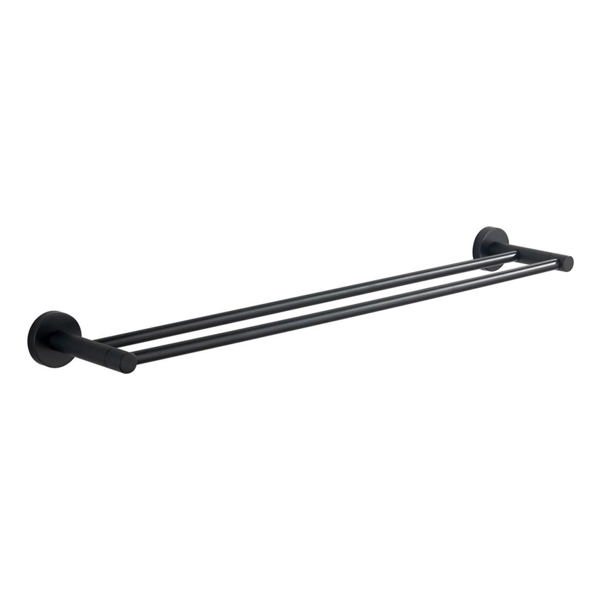 Aqualine - Appendiabiti da parete SAMBA 12x64,5 cm nero