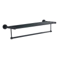 Aqualine - Appendiabiti da parete SAMBA 21x62,5 cm nero