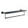 Aqualine - Appendiabiti da parete SAMBA 21x62,5 cm nero