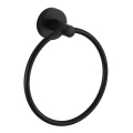 Aqualine - Appendiabiti da parete SAMBA diametro 15,5 cm nero