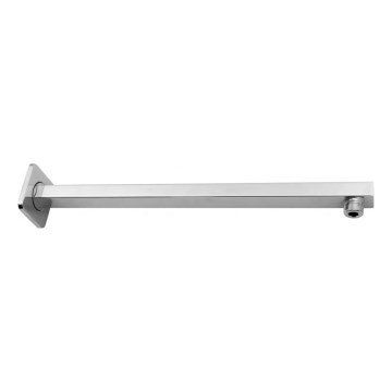 Aqualine - Braccio doccia quadrato 40,4 cm cromo lucido
