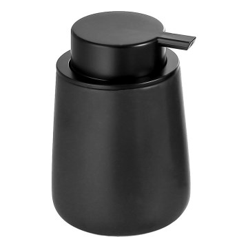 Aqualine - Distributore di sapone NERO 350 mm ceramiche/nero