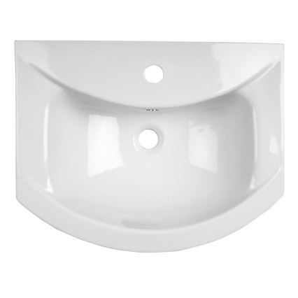 Aqualine - Lavabo da incasso ZERO 55x44 cm ceramica/bianco