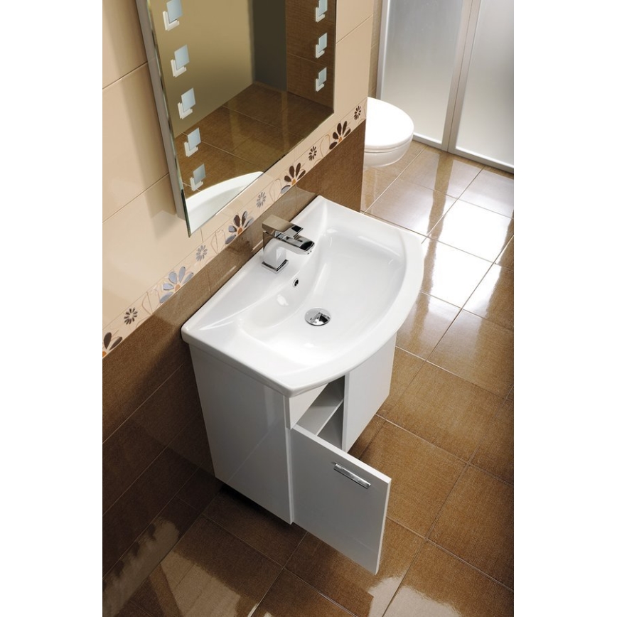 Aqualine - Lavabo da incasso ZERO 75x48,5 cm ceramica/bianco