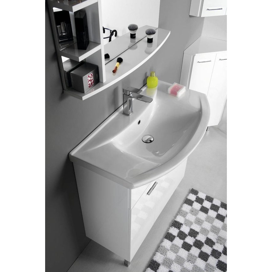 Aqualine - Lavabo da incasso ZERO 86x50 cm ceramica/bianco