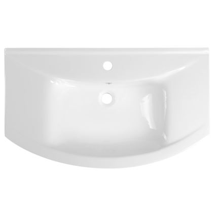 Aqualine - Lavabo da incasso ZERO 86x50 cm ceramica/bianco
