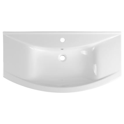 Aqualine - Lavabo da incasso ZERO 97x51 cm ceramica/bianco