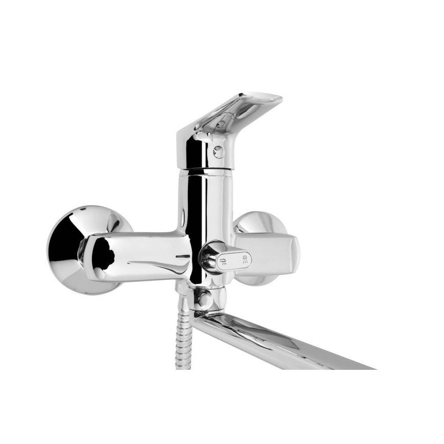 Aqualine - Lavello/rubinetto bagno LOTTA cromo lucido
