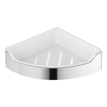 Aqualine - Mensola per doccia ad angolo SAMBA 21,8x30 cm cromo lucido