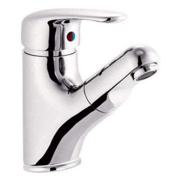 Aqualine - Miscelatore per lavabo KASIOPEA 14,2 cm, cromo lucido
