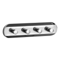 Aqualine - Muro asciugamano appendino SAMBA 21 cm cromo lucido