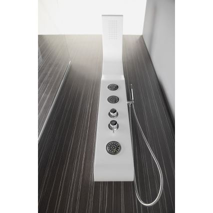 Aqualine - Pannello doccia YUKI bianco opaco