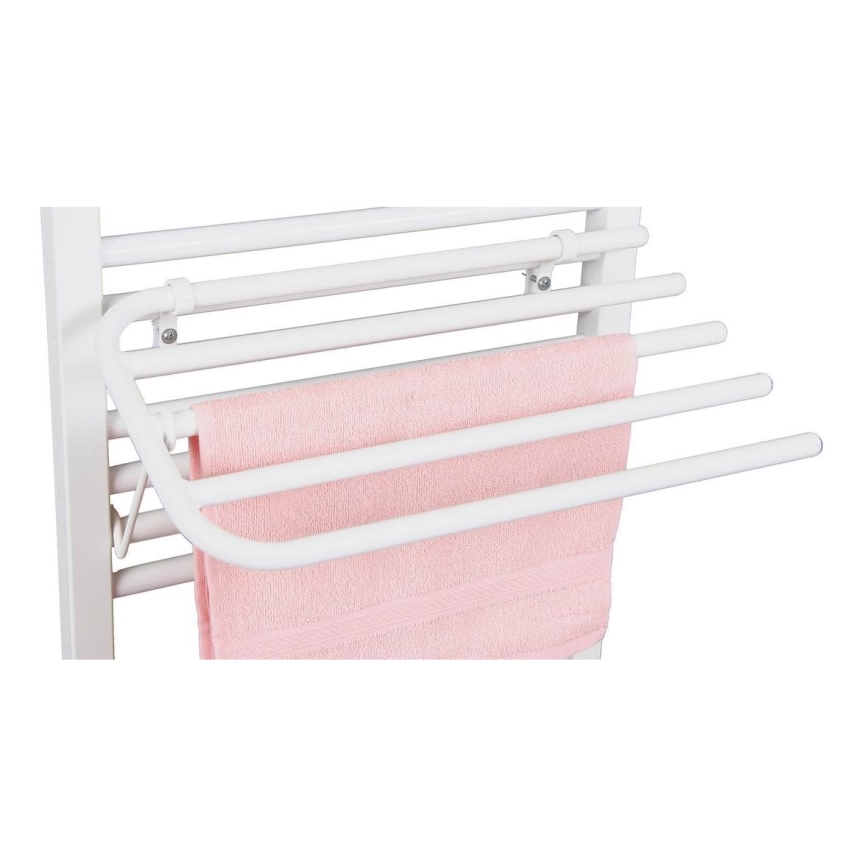 Aqualine - Portasciugamani per elemento riscaldante 50 cm bianco