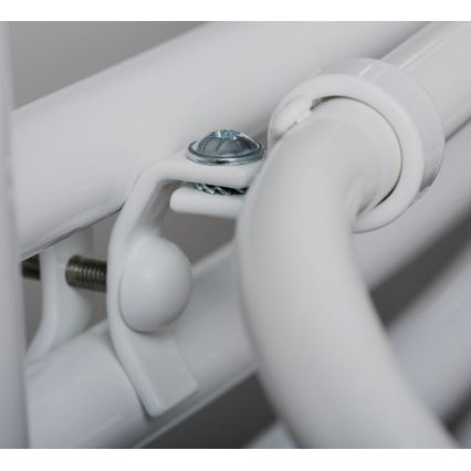Aqualine - Portasciugamani per elemento riscaldante 50 cm bianco