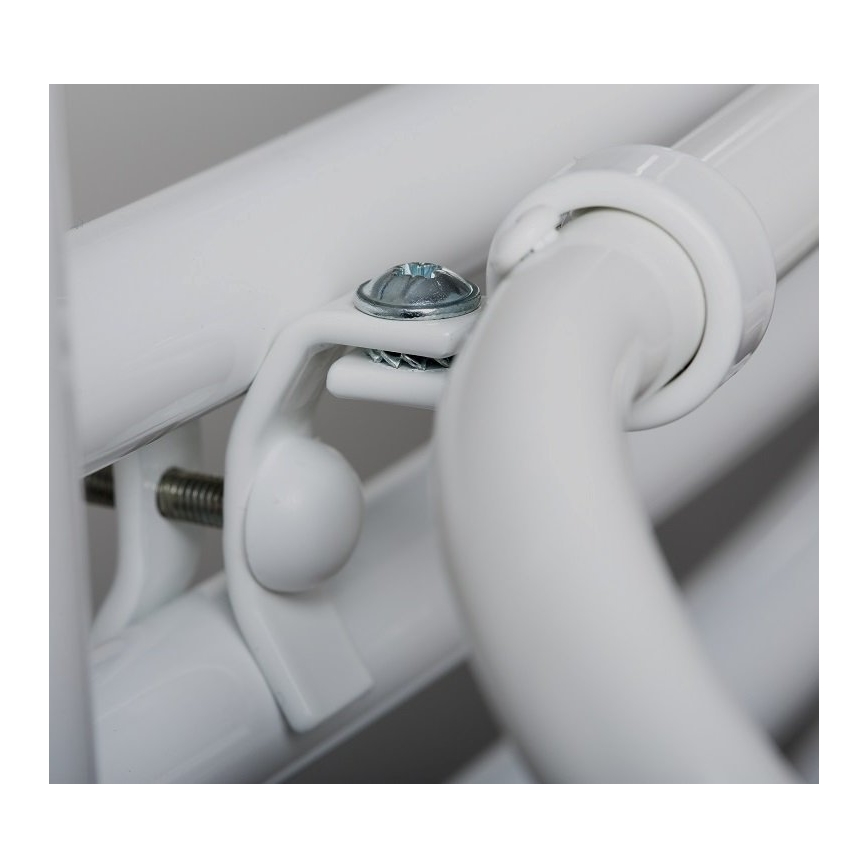 Aqualine - Portasciugamani per elemento riscaldante 50 cm bianco
