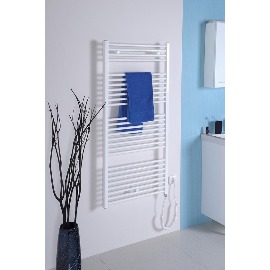 Aqualine - Radiatore elettrico per bagno DIRECT-E 300W 96x45 cm bianco