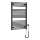 Aqualine - Radiatore elettrico per bagno DIRECT-E 400W 96x60 cm nero opaco
