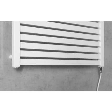 Aqualine - Radiatore elettrico per bagno TONDI-E 400W 97x60 cm bianco