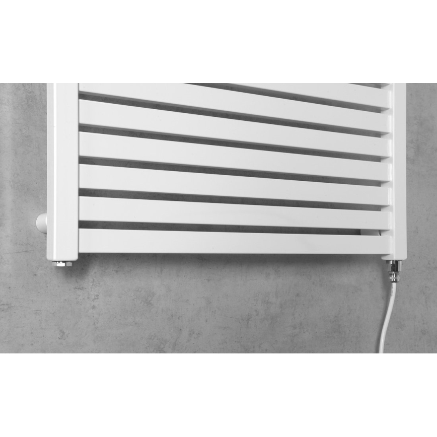 Aqualine - Radiatore elettrico per bagno TONDI-E 400W 97x60 cm bianco
