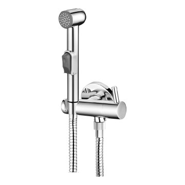Aqualine - Rubinetto del bidet con shower cromo lucido
