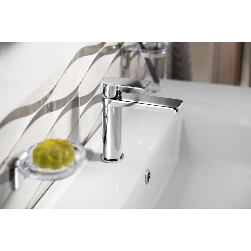 Aqualine - Rubinetto del lavandino DAPHNE 15,5 cm cromo lucido