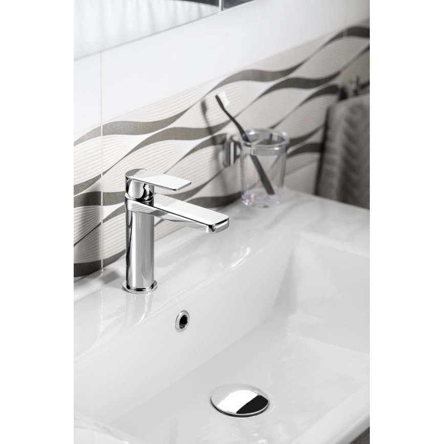 Aqualine - Rubinetto del lavandino DAPHNE 15,5 cm cromo lucido