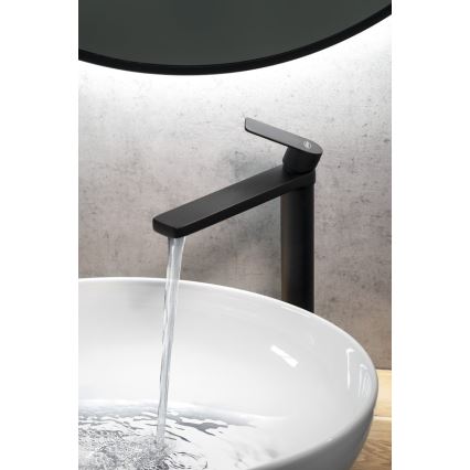 Aqualine - Rubinetto del lavandino DAPHNE 29 cm opaco nero