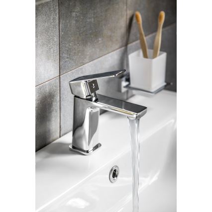 Aqualine - Rubinetto del lavandino FACTOR cromo lucido