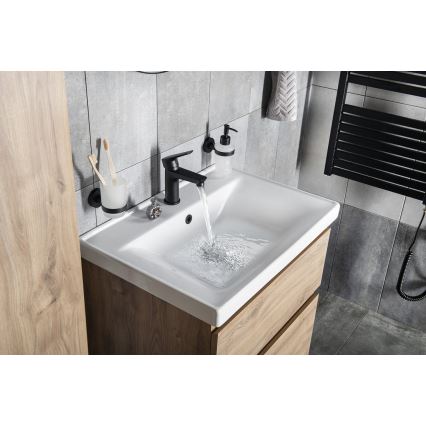 Aqualine - Rubinetto del lavandino LOTTA opaco nero