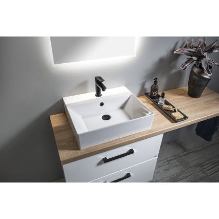 Aqualine - Rubinetto del lavandino LOTTA opaco nero