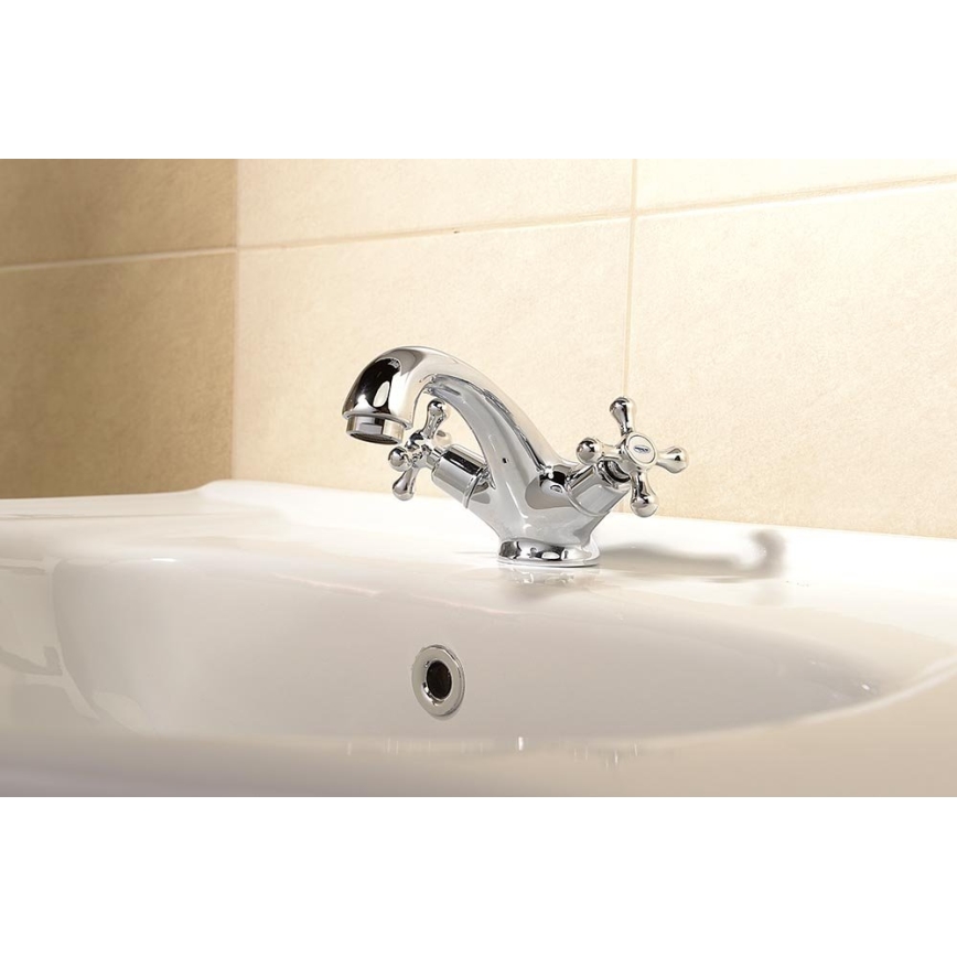 Aqualine - Rubinetto del lavandino VICTORIA cromo lucido