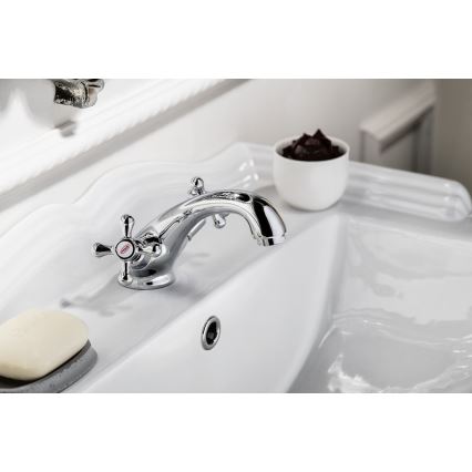 Aqualine - Rubinetto del lavandino VICTORIA cromo lucido
