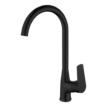 Aqualine - Rubinetto per lavello LOTTA opaco nero