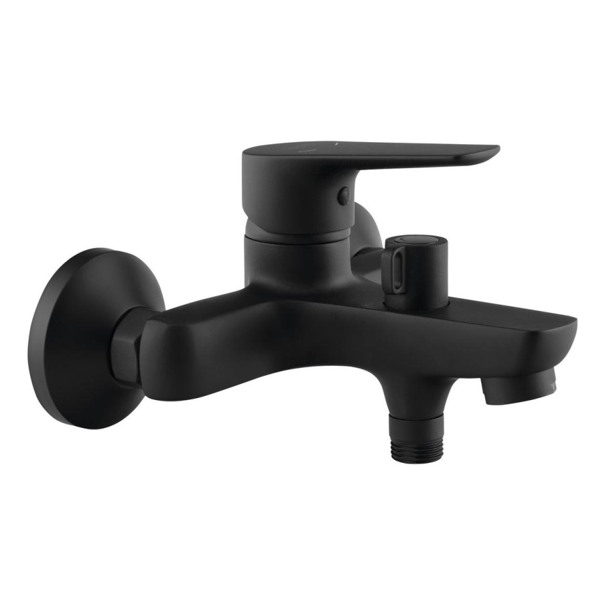 Aqualine - Rubinetto vasca da bagno LOTTA opaco nero