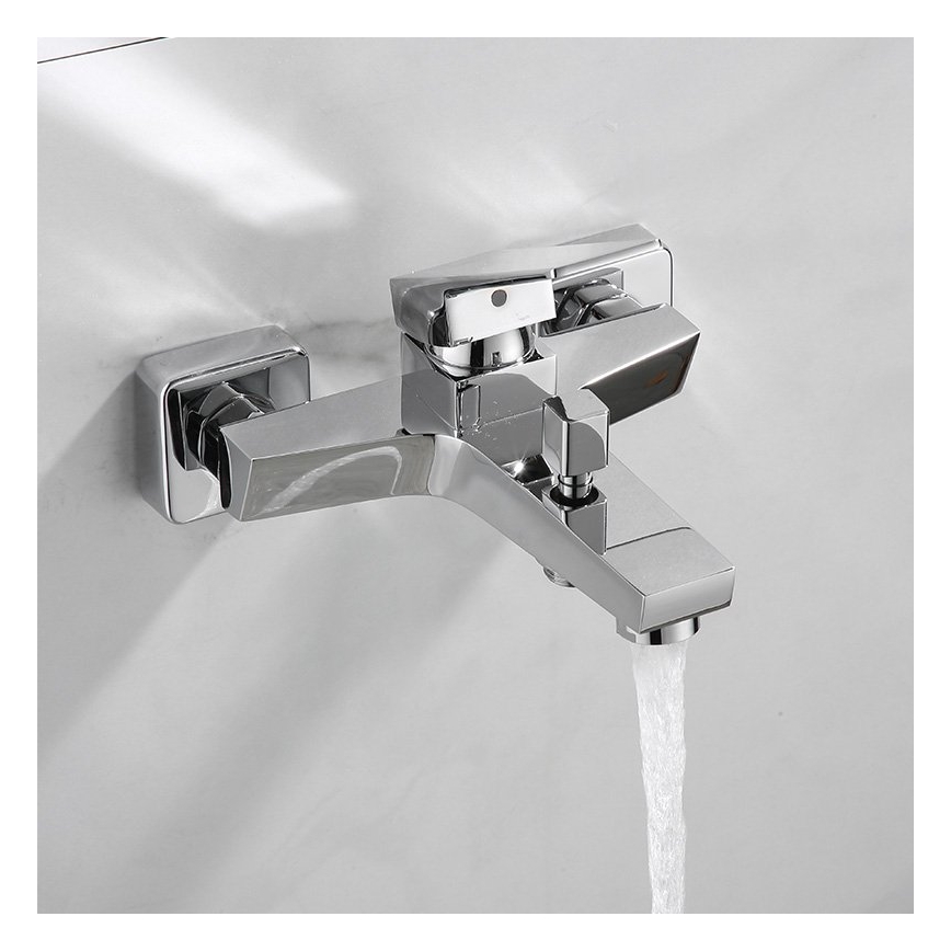 Aqualine - Rubinetto vasca da bagno RITMO cromo lucido