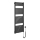Aqualine - Scaldasalviette elettrico da bagno TONDI-E 500 W 133 x 45 cm nero opaco