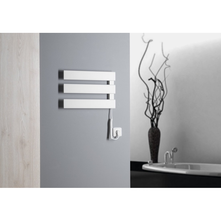 Aqualine - Scaldasalviette elettrico ELVIS 50W 46x34 cm bianco
