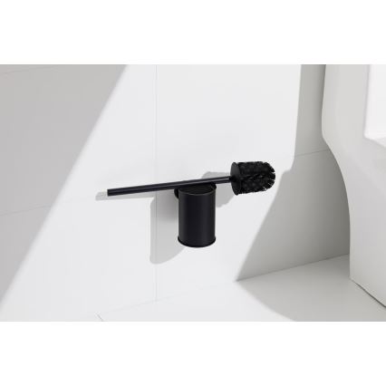 Aqualine - Scopino a parete SAMBA nero