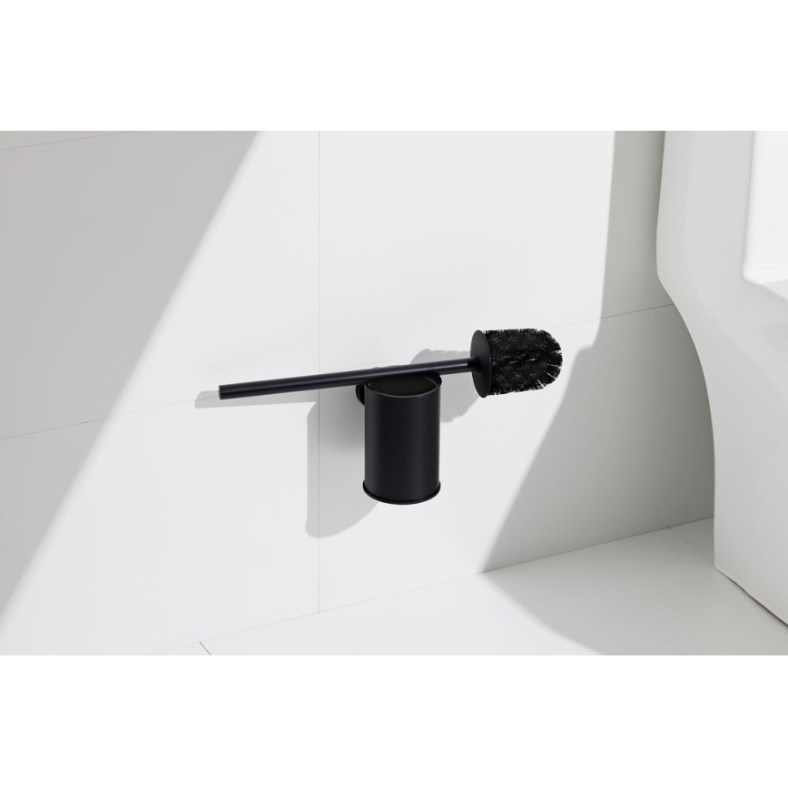 Aqualine - Scopino a parete SAMBA nero