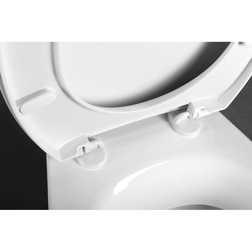 Aqualine - Sedile del water FIXET bianco