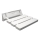 Aqualine - Sedile pieghevole per doccia 32x32,8 cm bianco