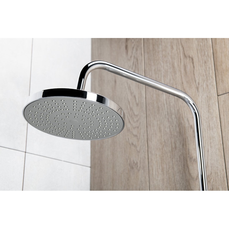 Aqualine - Set da doccia con rubinetto termostatico LIGA cromo lucido