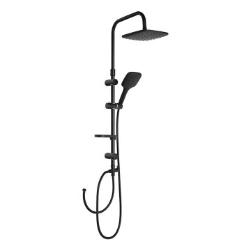 Aqualine - Set da doccia KERA opaco nero