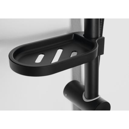 Aqualine - Set da doccia KERA opaco nero
