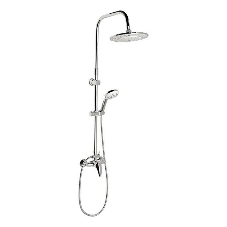 Aqualine - Set doccia con miscelatore KASIOPEA, cromo lucido