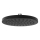 Aqualine - Soffione doccia diametro 20 cm opaco nero