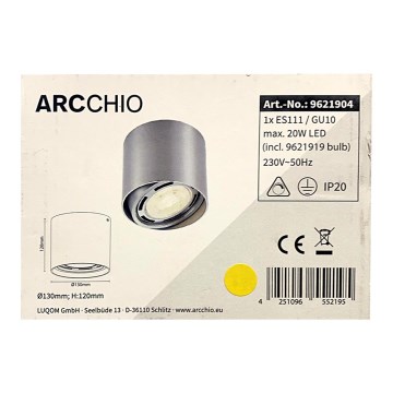 Arcchio - Faretto LED ROSALIE 1xGU10/ES111/11,5W/230V