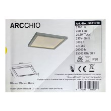 Arcchio - Plafoniera LED dimmerabile SOLVIE LED/20W/230V