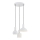 Argon 1468 - Lampadario su corda SINES 3xE27/15W/230V bianco